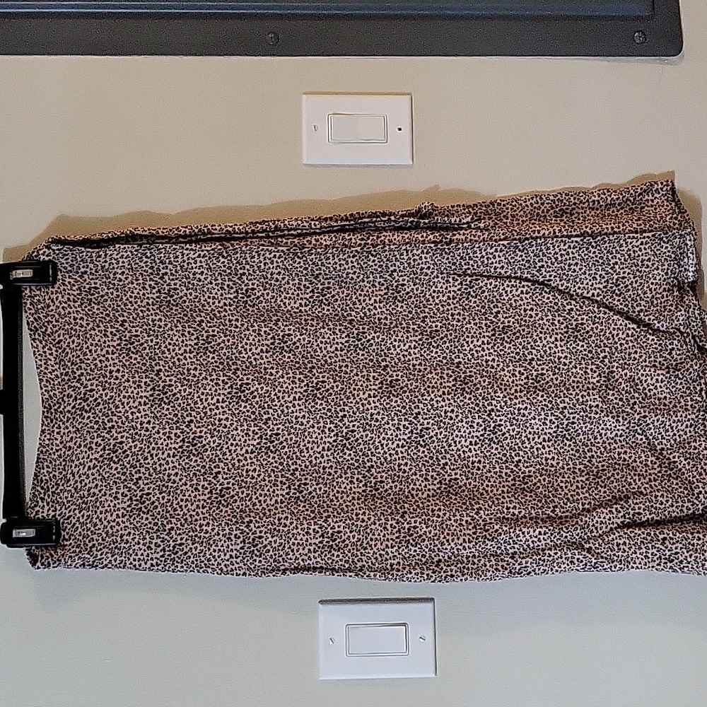 Cheetah Wrap Skirt